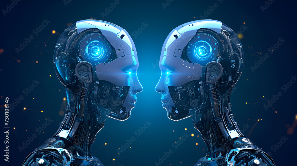 Illustration Stock Futuristic Robotic Illustration for Mobile Design ...