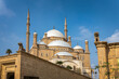 Outside view of Mohammed Ali (or Muhammad Ali) mosque in the Saladin Citadel of Cairo, Egypt
