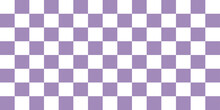 Soft Purple And White Checkerboard Design, A Checkerboard Pattern With Soft Purple And White Squares, Offering A Gentle And Stylish Background Option