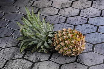 Sweet organic ripe tropical pineapple