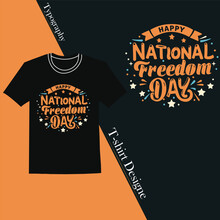 National Day T Shirt Design Vector Art Free Download