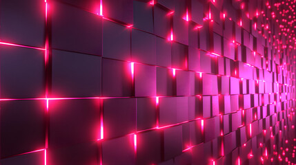 A futuristic magenta neon wallpaper