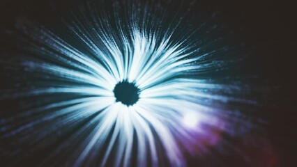 Poster - Shockwave Explosion Background Fx Intro/ 4k animation of an abstract explosion background intro with shockwave stardust fractal particles
