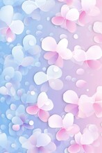 Periwinkle, Rose, Orchid Gradient Soft Pastel Dot Pattern Vector Illustration