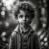 Fototapeta Las - Mały chłopiec