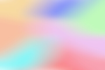 Poster - Abstract  rainbow colorful pastel gradient ombre color blend background, illustration