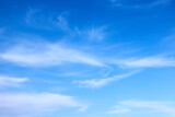 Fototapeta Uliczki - Light clouds in the blue sky