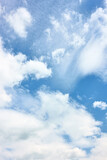 Fototapeta Uliczki - Heaven - White clouds in the sky