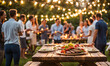 Summertime grill party