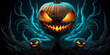 scary halloween pumpkin