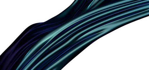 Poster - Dot blue wave light screen gradient texture background. Abstract ai technology