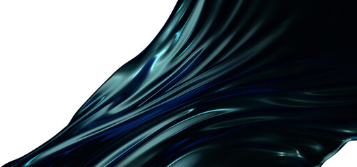 Poster - Dot blue wave light screen gradient texture background. Abstract ai technology