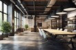 © KerXing - Welcoming co-working space with a blend of natural and industrial textures