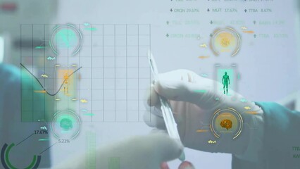 Poster - Animation of human body and scientific data processing over surgeons