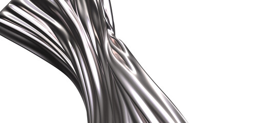 Poster - Metallic Finesse: Brushed Metal Plate Background for Striking Visuals