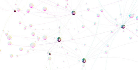 network structure - abstract design connection