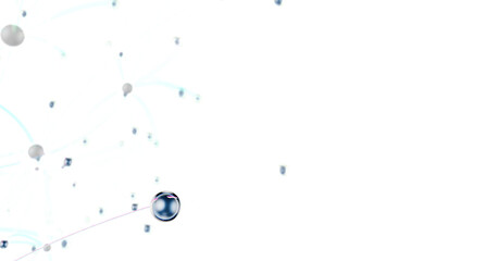 Fototapete - network shape. Abstract 3D render