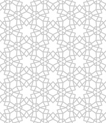 Poster - Islamic background with traditional style arabic. Seamless pattern for card, background, fabric or abstract design. Muslim ornament.