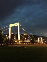 Elisabeth Bridge (Erzsébet Híd), Budapest, Hungary (at Night)