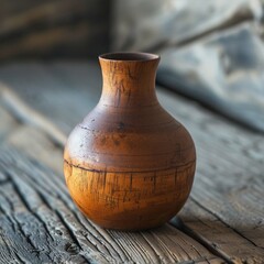 jug on wooden background