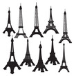 Eiffel Tower SVG, Paris SVG, Landmark SVG, Travel Svg, Eiffel Tower Clipart, Stencil, Cut File, Eiffel Tower Cricut, Silhouette, Vector 