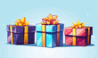 © Coosh448 - presents isolated vector style