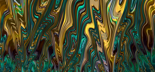 Wall Mural - luxury shine metallic gold and blue liquid color marble texture background