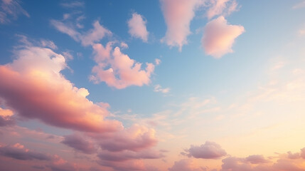 beautiful evening sky and sun set image