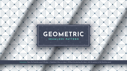 Wall Mural - Seamless Pattern. Geometric Illustration. Traditional Minimalistic Texture. Abstract Modern Background