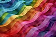 Gradient snippets rainbow multicolored polychromatic shreds, neon light vibrant. Vivid bright varicolored. Geometric chromatic radiant beaming shining. lgbta+ brilliant abstract backdrop