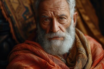 Poster - Portrait of an old Patriarch, Bible story.