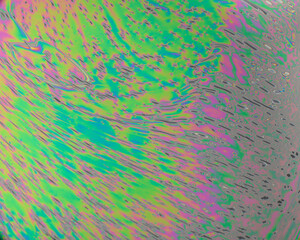 Thin-film Interference Iridescent Science Experiment Soap Colorful Texture Rainbow background Spectrum 