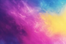 Gradient Snippets Rainbow Multicolored Swivel Shreds, Neon Light Waves. Vivid Bright Stripes. Geometric Polychrome Radiant Beaming Shining. Kaleidoscopic Brilliant Abstract Backdrop