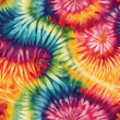 Batik texture background. Abstract colourful tie dye textile texture background. Retro, hippie and boho style