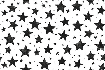 Wall Mural - Pastel Star Seamless Pattern Design