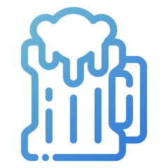 Sticker - beer mug icon