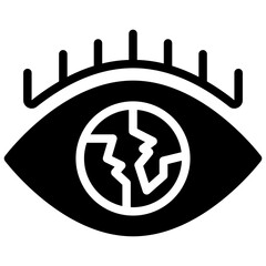 Poster - Eye Earth Icon