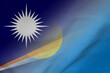 Marshall Islands and Palau political flag transborder negotiation PLW MHL