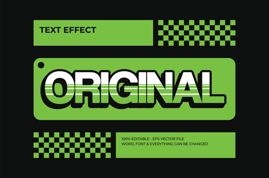Hypebeast Style Editable Text Effect for clothing brand or T shirt