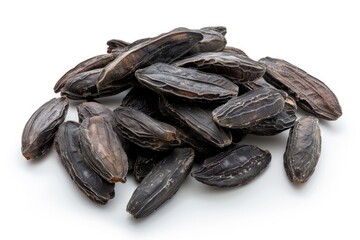 Poster - Isolated tonka beans on a white background