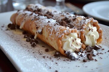 Sticker - Italian pastry with a sweet ricotta filling