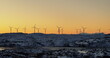 Twilight Vigil on the Arctic Front: Lofoten's Wind Turbines