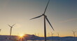 Renewable Dawn: Wind Turbines Against the Morning Sky in Norway