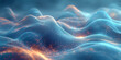 Smooth abstract waves that create an elegant and calm backgro