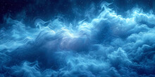 The Background With Soft And Smooth Vortices Of Smoke, Creating A Spectacular Cloud That Fills The Space Of Myst
