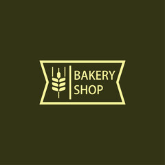 Wall Mural - bakery logo design concept, food vintage logo vector