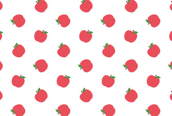 Canvas Print - seamless pattern with apples for banners, cards, flyers, social media wallpapers, etc.