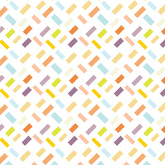 Poster - abstract seamless repeatable colored rectangle pattern.