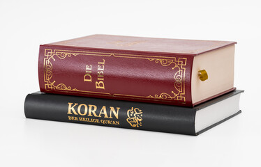 Wall Mural - Koran und Bibel