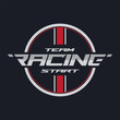 Racing Illustration typography for t shirt, poster, logo, sticker, or apparel merchandise